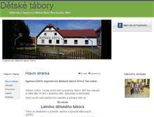 Tablet Screenshot of detskytabor.karvina.info